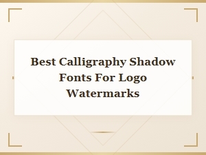 Serene Scripts for Elegant Logo Watermarks